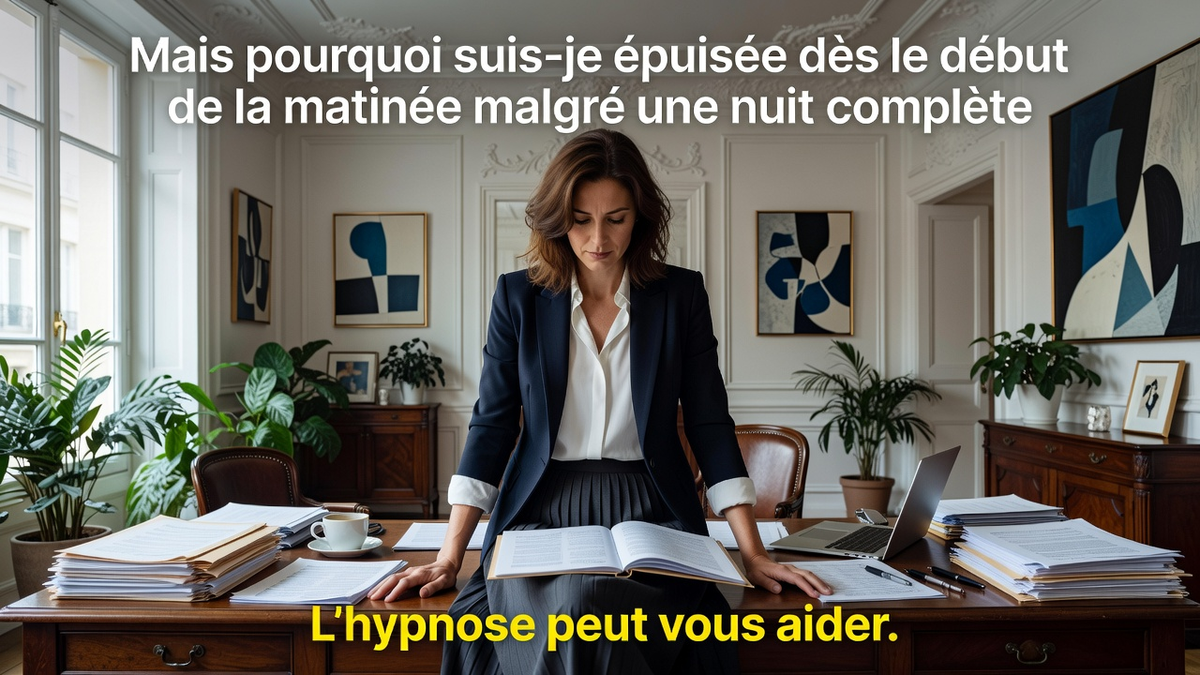 Mais pourquoi suis-je épuisée dès le début de la matinée malgré une nuit complète ? Existe-t-il une solution ?
